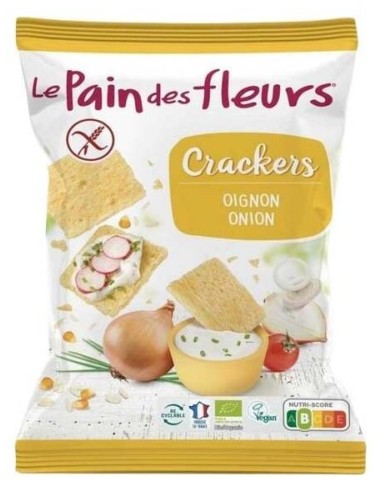 Le Pain Des Fleurs Crackers Ajo Sin Gluten Vegano 75G