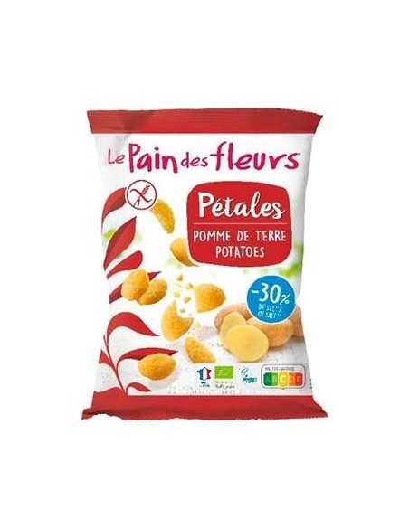 Le Pain Des Fleurs Chips De Petalos De Patata Sin Gluten Bio 75G