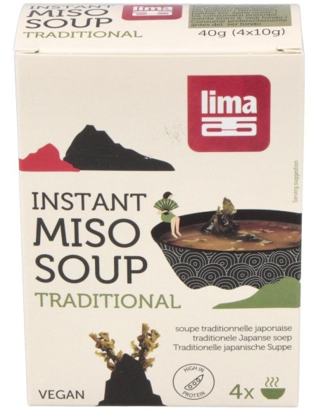 Sopa Miso Tradicional Instantanea 4Sbrs. Bio Vegan