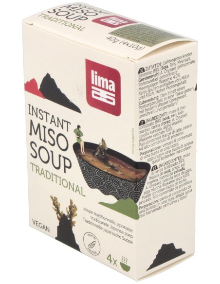 Sopa Miso Tradicional Instantanea 4Sbrs. Bio Vegan