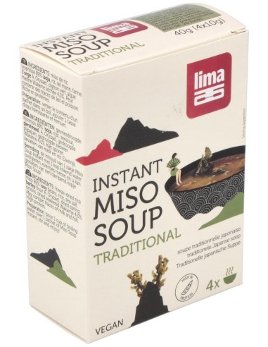 Sopa Miso Tradicional Instantanea 4Sbrs. Bio Vegan