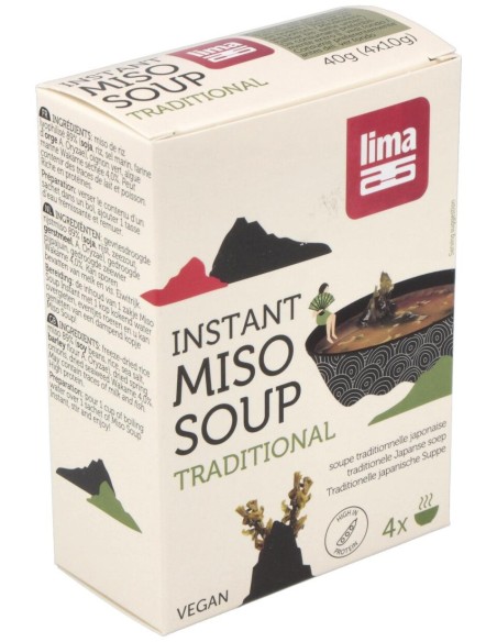 Sopa Miso Tradicional Instantanea 4Sbrs. Bio Vegan