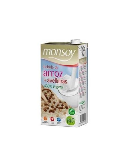 Bebida Vegetal De Arroz Con Avellanas 1Lt 6Uds.