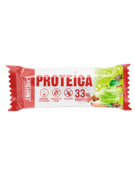 Nutrisport Protein Bar Yogur Apple Pie 24Uds