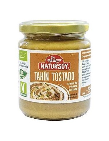 Natursoy Tahin Tostado Con Sal Marina Eco 250G