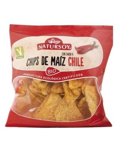 Natursoy Chips De Maíz Y Chili 75G