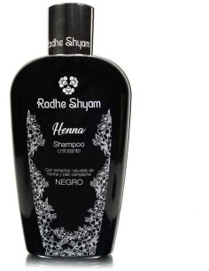 Radhe Shyam Champú Henna Color Negro 400Ml