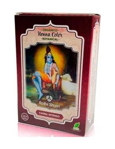 Radhe Shyam Henna Color Botanical Caoba Intenso 100G