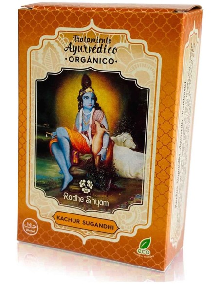 Radhe Shyam Tratamiento Capilar Ayurvédico Kachur Sugandhi 100G