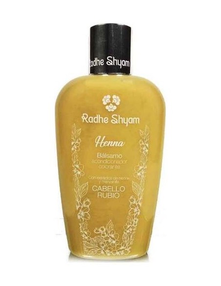 Balsamo Acondicionador Henna Color Rubio 400Ml.