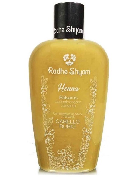 Balsamo Acondicionador Henna Color Rubio 400Ml.