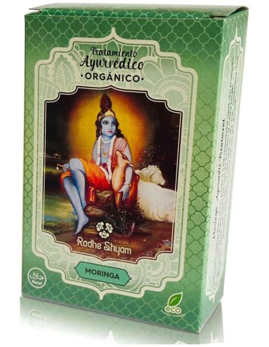Radhe Shyam Tratamiento Capilar Ayurvédico Moringa 100G