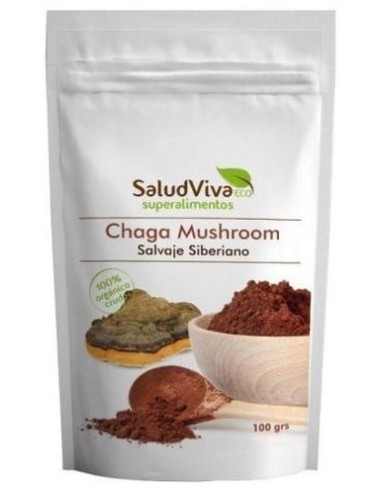 Salud Viva Chaga Mushroom Salvaje Siberiano 100G