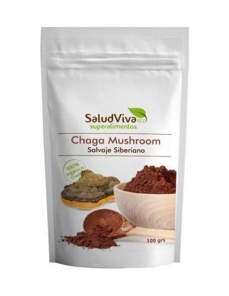 Salud Viva Chaga Mushroom Salvaje Siberiano 100G