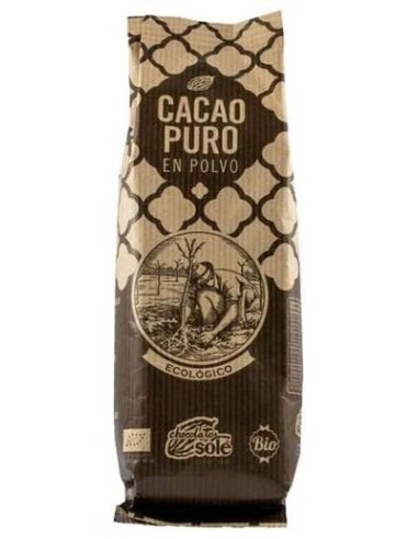 Chocolates Sole Cacao Puro Polvo Vegano Sin Gluten 150G
