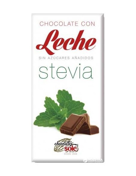 Chocolates Solé Chocolate Leche Stevia Sin Gluten 100G