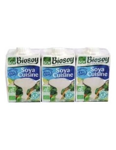 Crema De Soja Cuisine Para Cocinar 3Uds. Bio