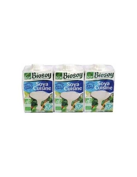 Crema De Soja Cuisine Para Cocinar 3Uds. Bio