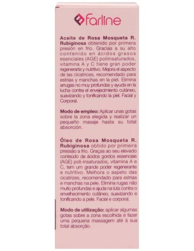 Farline Aceite De Rosa Mosqueta, 30 Ml