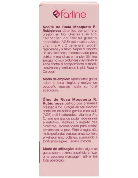 Farline Aceite De Rosa Mosqueta, 30 Ml