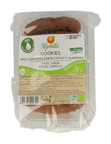 Galletas Trigo Sarraceno Cacao Y Almendra 140G Bio