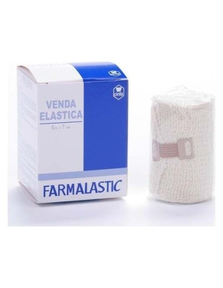 Farmalastic Venda Elástica Adhesiva 4,5 M X 7,5 Cm, 1 Ud