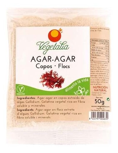 Vegetalia Algas Agar Agar Copos 50G