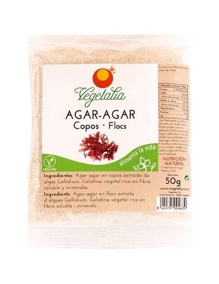 Vegetalia Algas Agar Agar Copos 50G