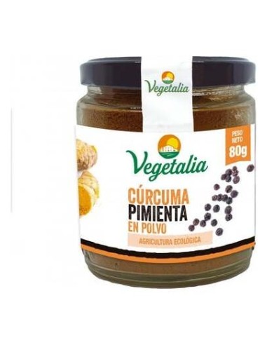 Vegetalia Cúrcuma Y Pimienta Negra Bio 80G