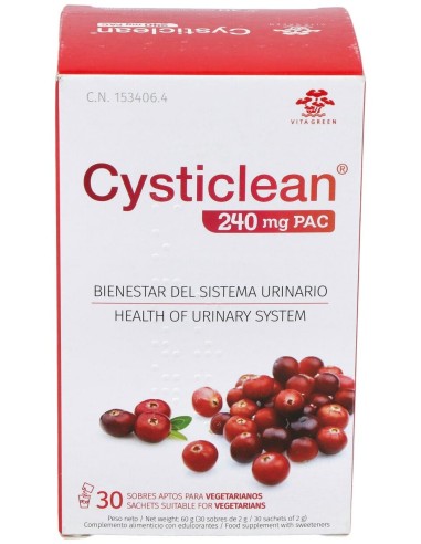 Cysticlean 240Mg 30 Sobres