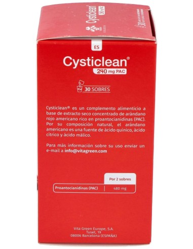 Cysticlean 240Mg 30 Sobres