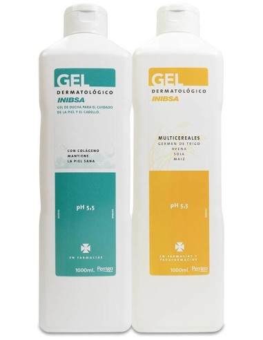 Pack Inibsa Gel Con Colágeno + Gel Multicereales 2X1L