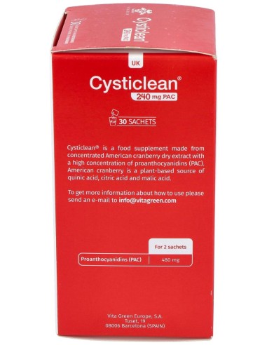 Cysticlean 240Mg 30 Sobres