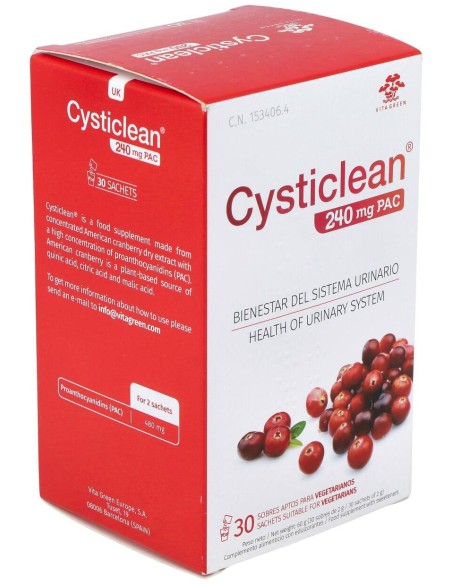 Cysticlean 240Mg 30 Sobres