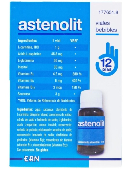 Astenolit 12 Viales Bebibles