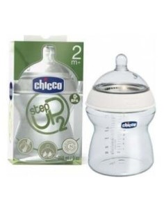 Chicco® Biberón Step Up Tetina Silicona Flujo Normal +2M 250Ml 1Ud