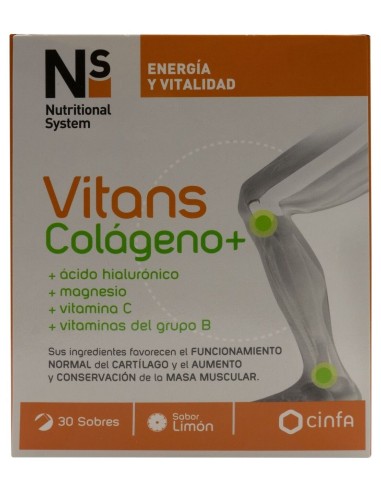 Ns Vitans Colageno+ Limon 30 Sobres