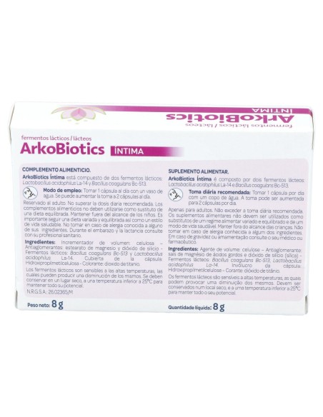 Arkobiotics Intima 20Cap.