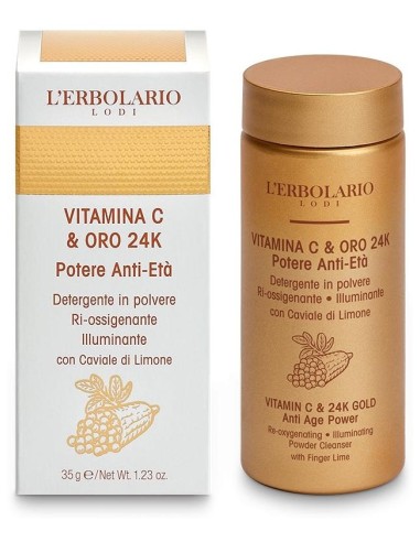 L'Erbolario Vitamina C Y Oro 24K Limpiadora 35G