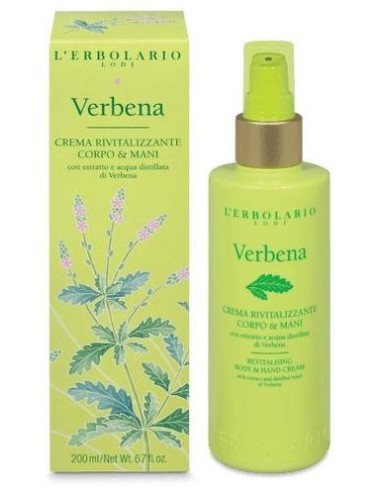 L'Erbolario Verbena Crema Cuerpo Y Manos Revitalizante 200Ml