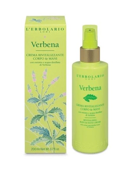 L'Erbolario Verbena Crema Cuerpo Y Manos Revitalizante 200Ml