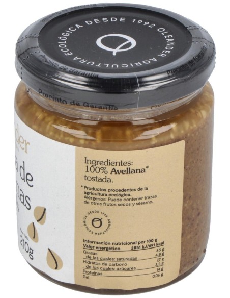 Oleander Crema Avellanas Crunchy 210G