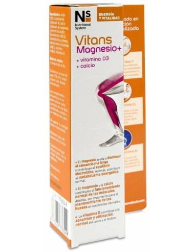 Ns Vitans Magnesio 15 Comp Efervescentes
