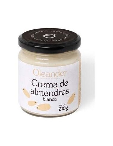 Crema De Almendra Blanca Repelada 210Gr. Bio Vegan
