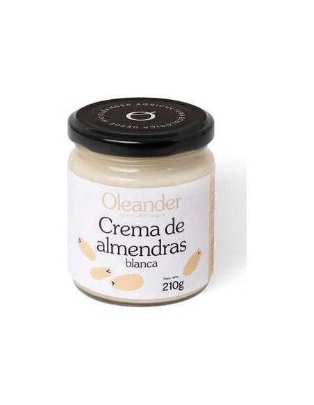 Crema De Almendra Blanca Repelada 210Gr. Bio Vegan