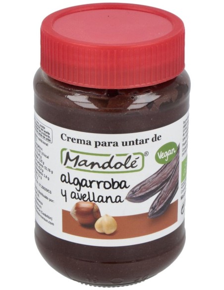 Mandole Crema Algarroba Avellana S/Pal 375G
