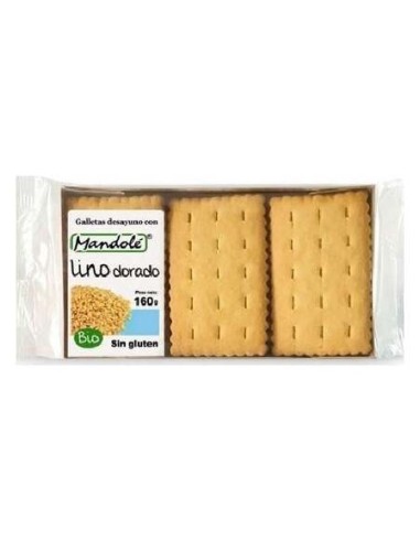 Galletas De Lino Dorado Desayuno 160G Bio Sg