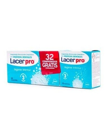Lacer Protabs Limpieza Protesis Dental 64Comp.