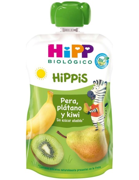 Pouches De Kiwi Pera Y Platano Bebibles 100Gr. Bio