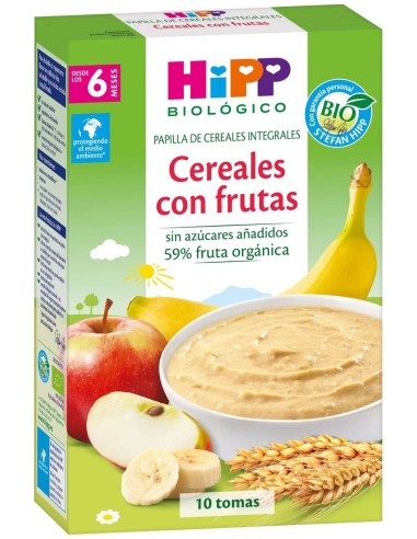 Hipp Papilla Cereales Integrales Con Frutas +6M Bio 250G